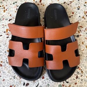 Hermes Chypre sandals